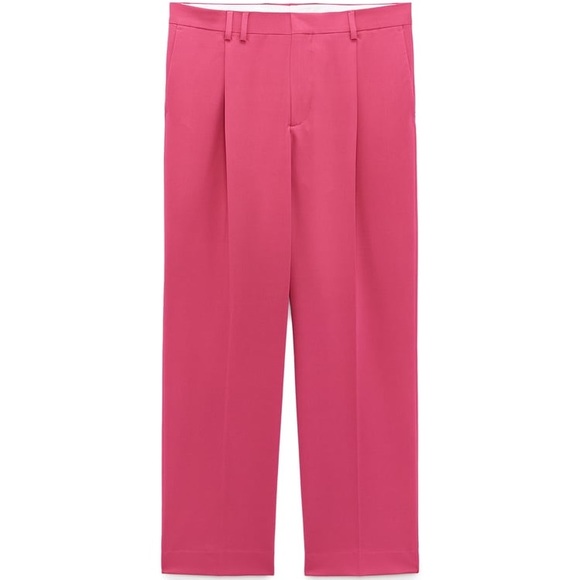 Zara X Barbie Ken Suit Pants Pink - Picture 3 of 7